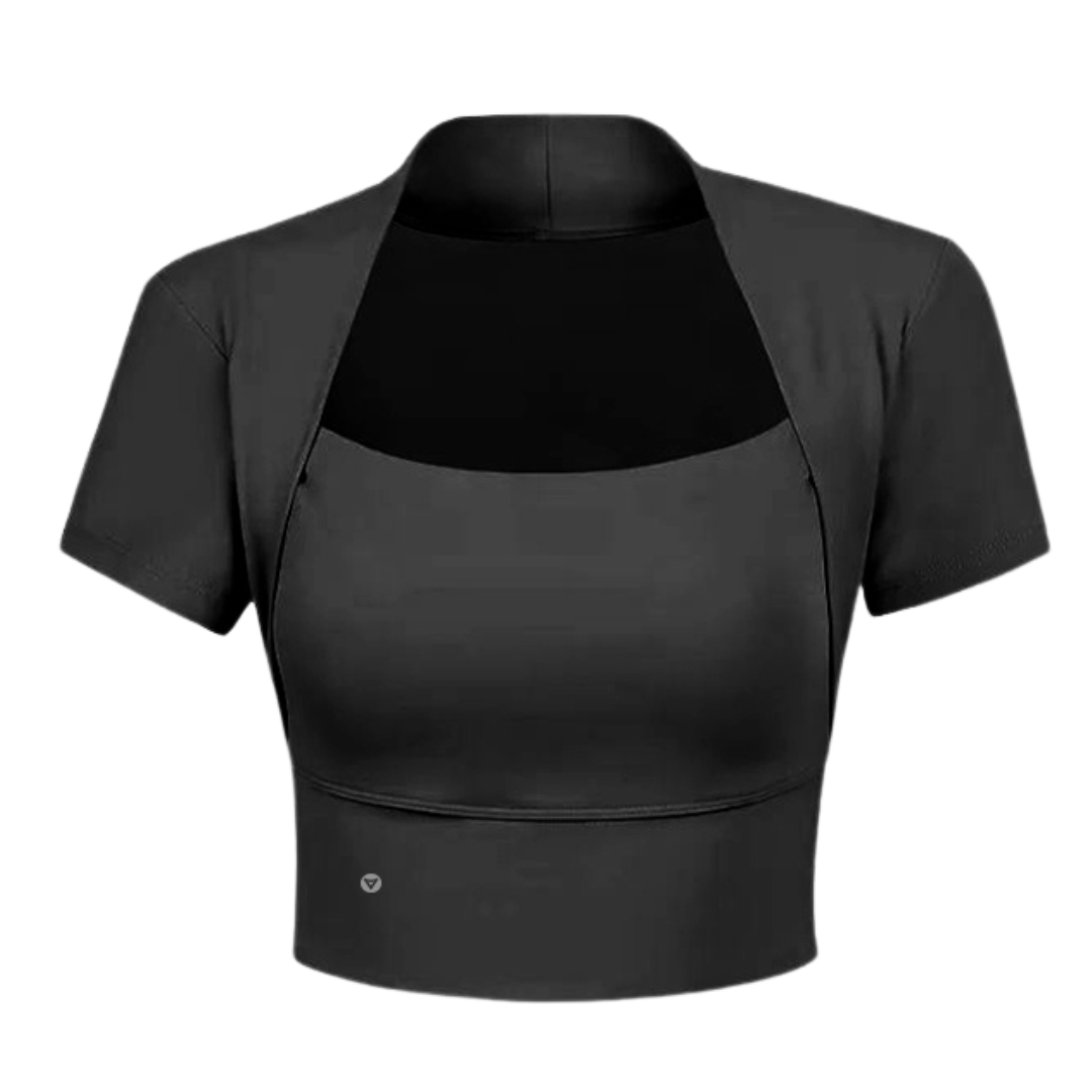 ELITE | BLUSA CROP CON COPAS