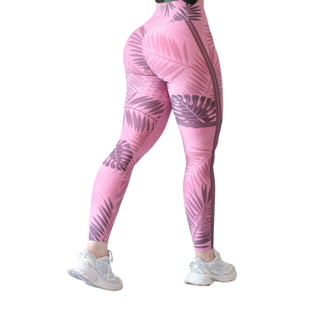 🔹 Leggings push up | Supplex Stretch, Liso – rosa