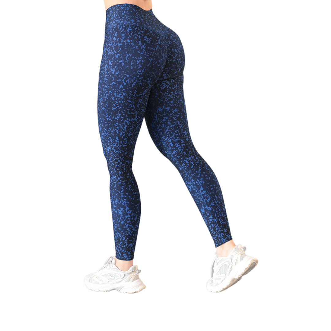 Leggings push up | Supplex Stretch, Liso Conft – Azul