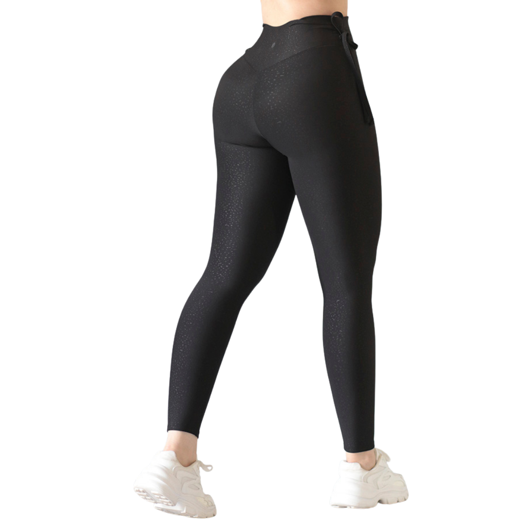 🔹 Leggings básico | Supplex Stretch, Relieves – negra