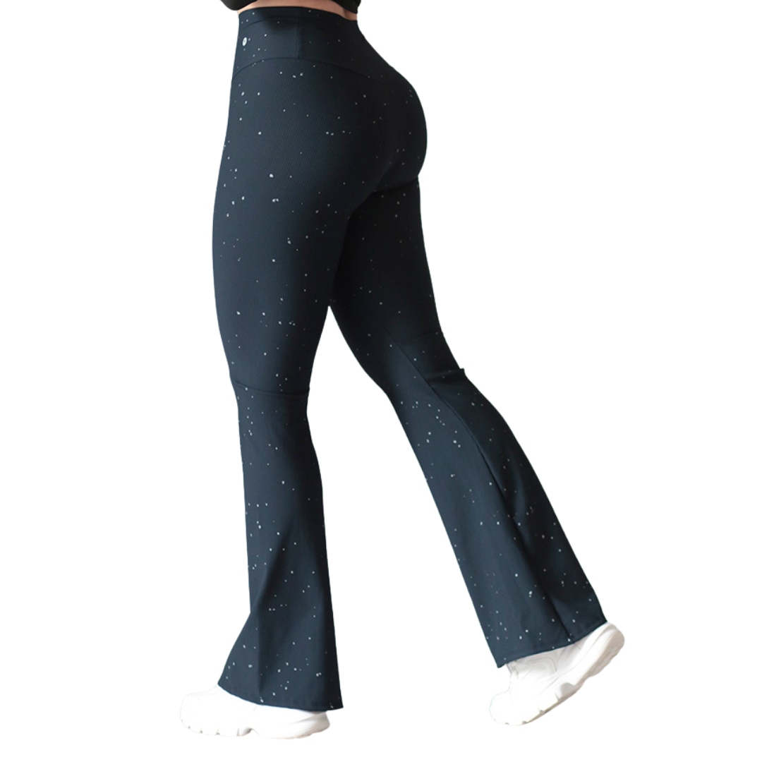 🔹 Leggings básico | Supplex Stretch, Relieves lineas – Azul Grounge