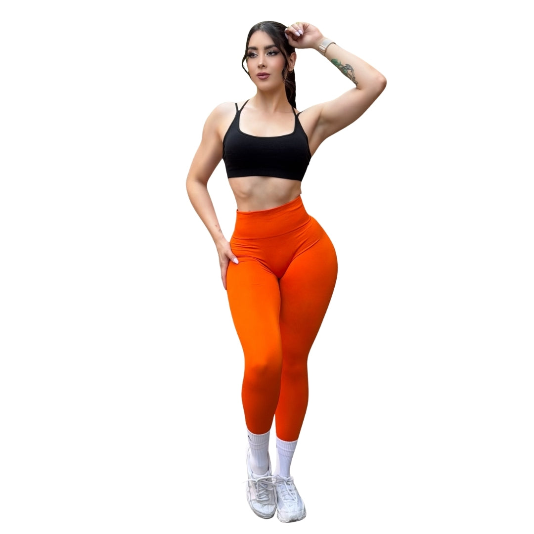 ADRIANAOLIMPO® | Leggins - Leggings Burbuja + Push Up | Seamless Compresión - Naranja | Ropa deportiva para mujer Elite HotSale Blackfriaday Envío Gratis a México. Mayoreo Menudeo Ofertas Exclusivas