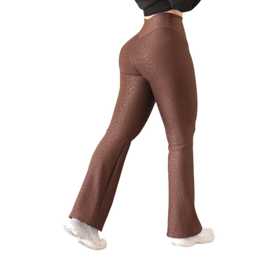 Leggings básico | Supplex Stretch, Relieves Felina – Café