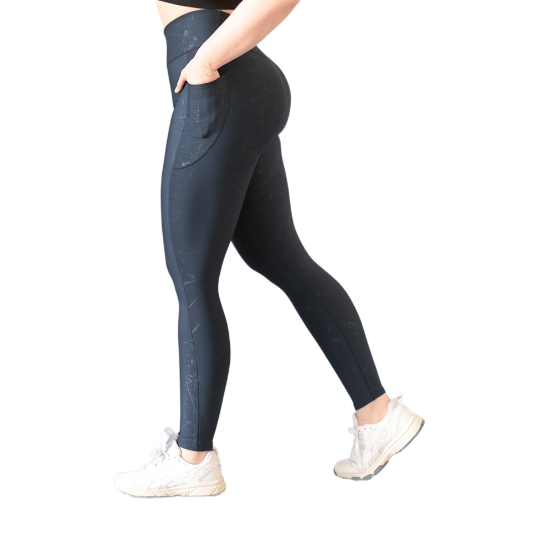 ADRIANAOLIMPO® | Leggins - Leggings básico con bolsillos | Supplex Stretch, Relieves Leca - Azul | Ropa deportiva para mujer Elite HotSale Blackfriaday Envío Gratis a México. Mayoreo Menudeo Ofertas Exclusivas