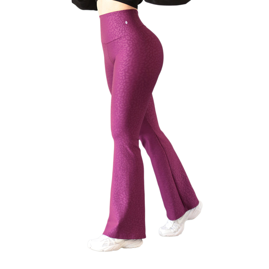 Leggings básico | Supplex Stretch, Relieves Felina – Morada