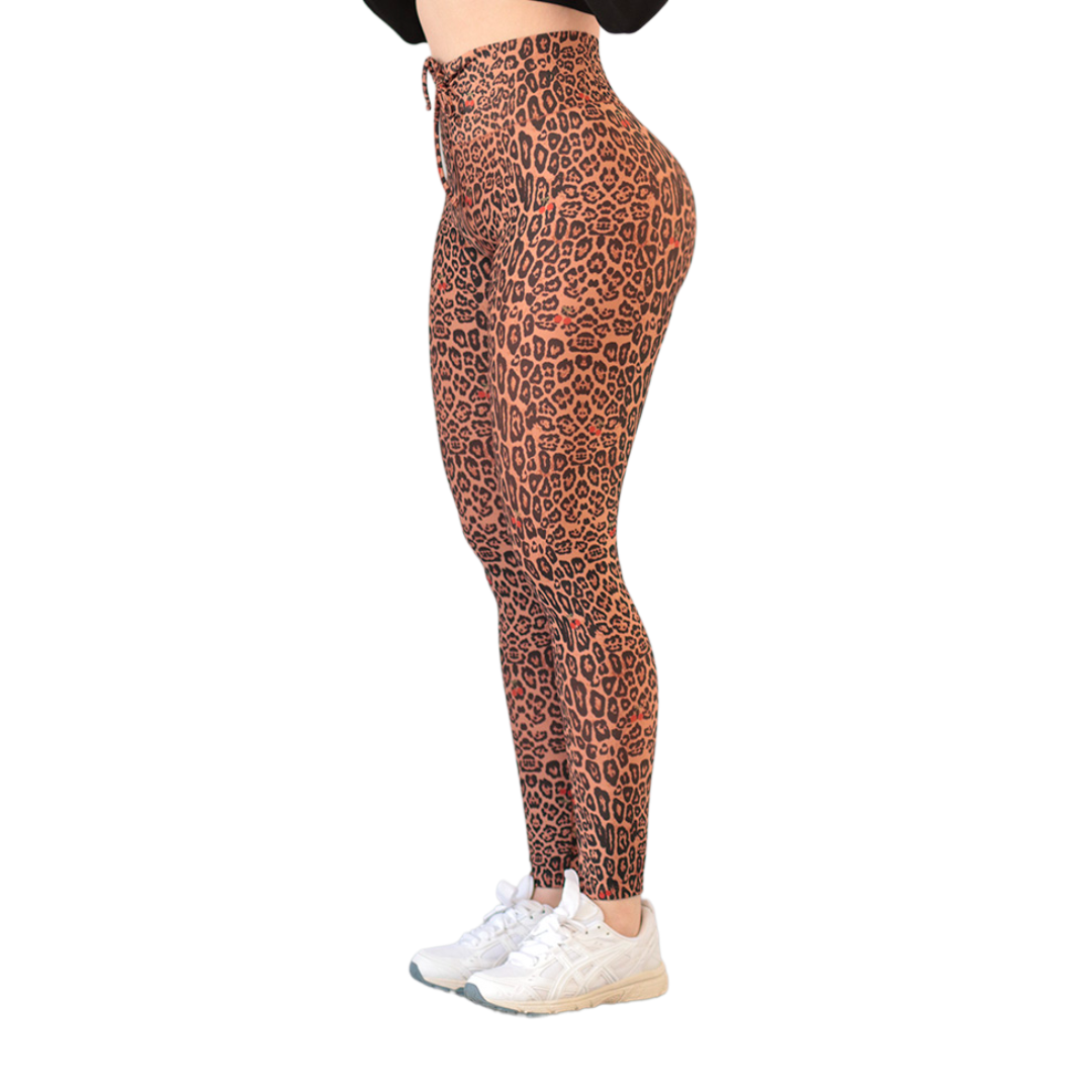 Leggings push up | Supplex Stretch, Liso Print – Cider