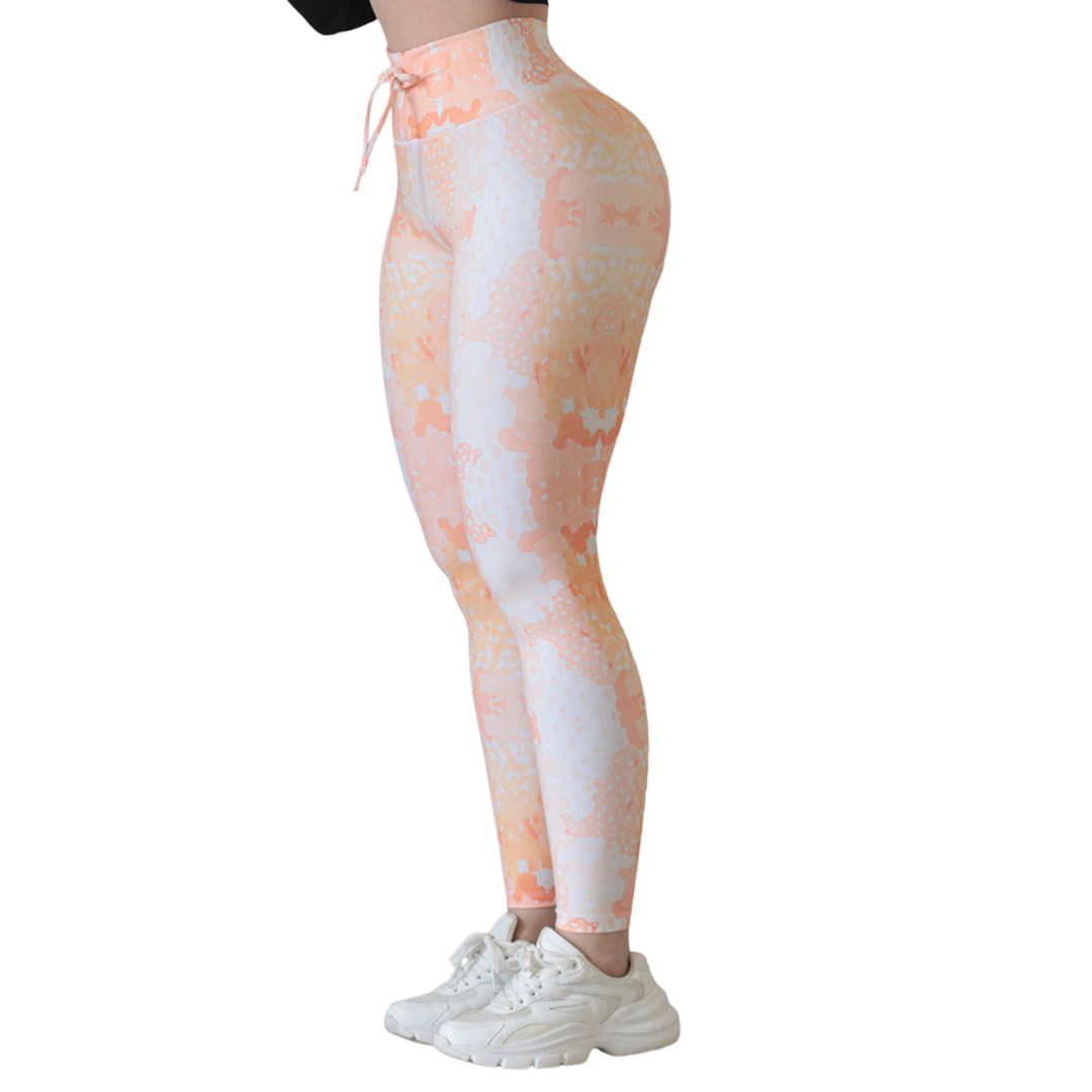 🔹 Leggings básico | Supplex Stretch, Liso - Naranja