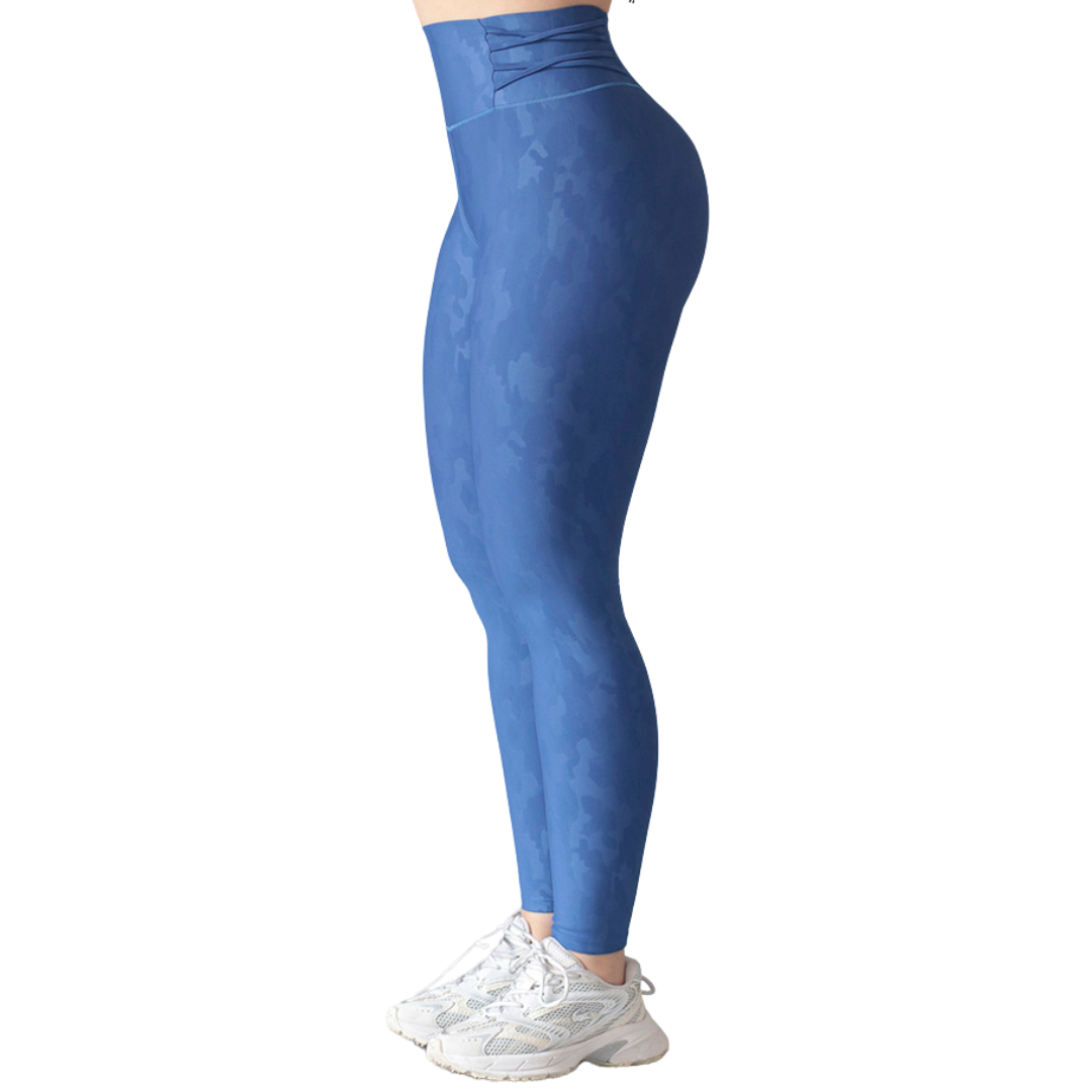🔹 Leggings push up | Supplex Stretch, Relieves - azul