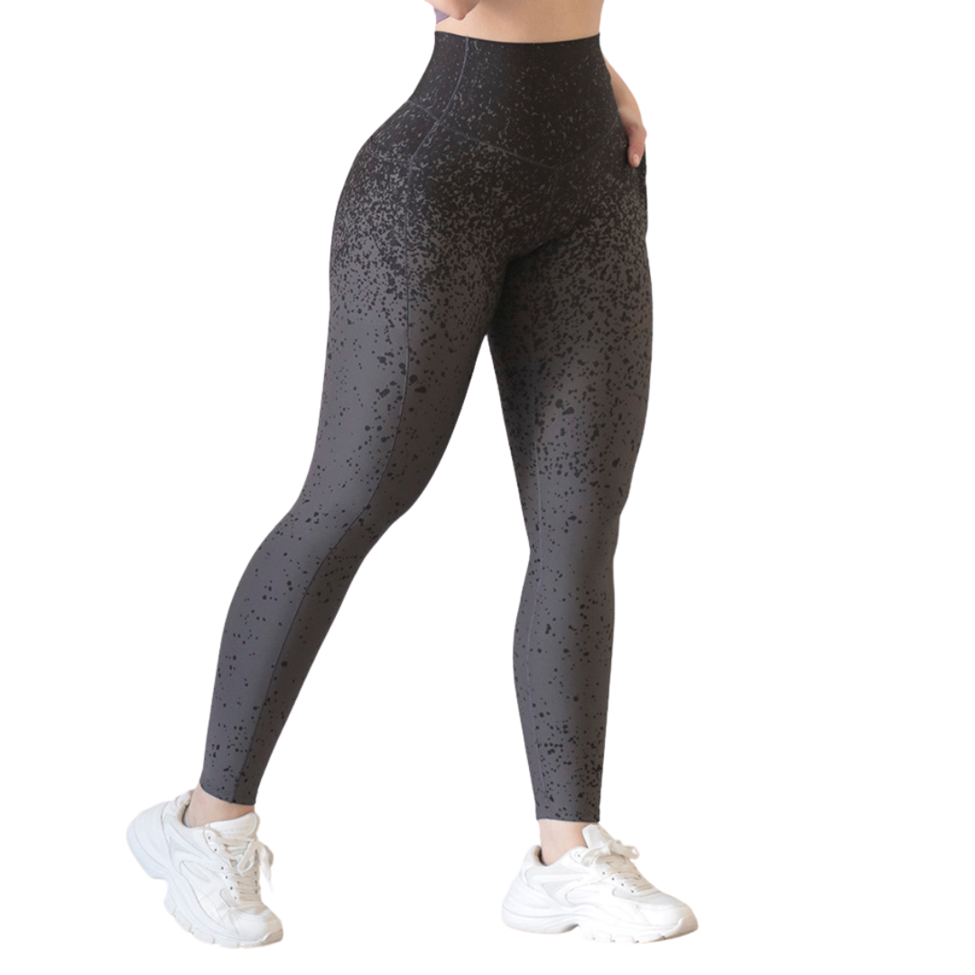 🔹 Leggings básico con bolsillos | Supplex Stretch, Liso – Gris