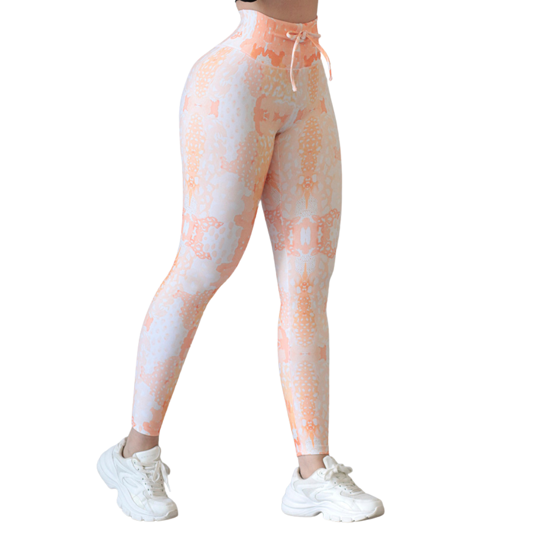 🔹 Leggings básico | Supplex Stretch, Liso - Naranja