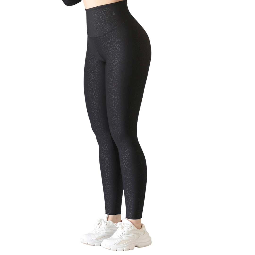 🔹 Leggings básico | Supplex Stretch, Relieves – negra