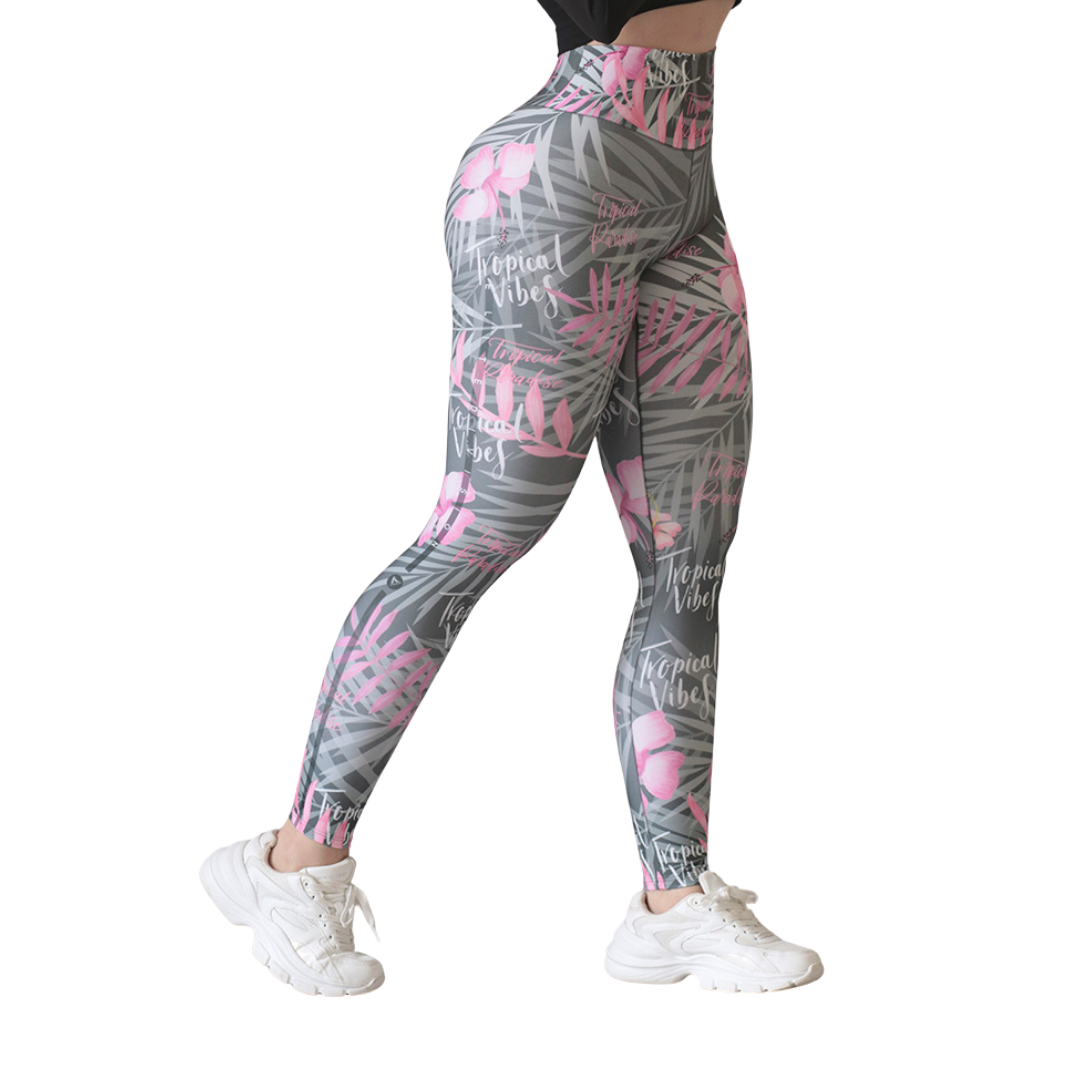 🔹 Leggings push up | Supplex Stretch, Liso – Gris