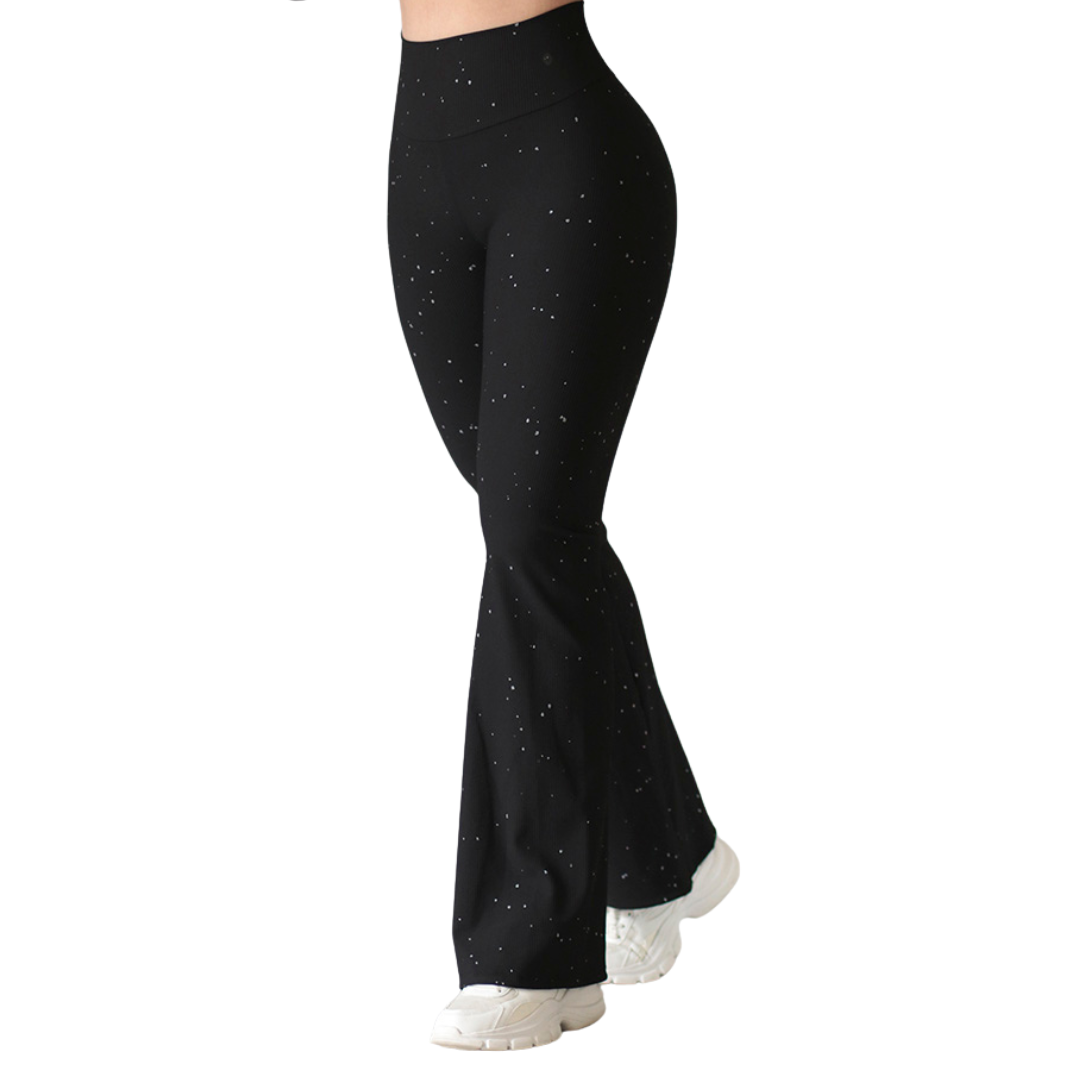 🔹 Leggings básico | Supplex Stretch, Relieves lineas – Negra Grounge