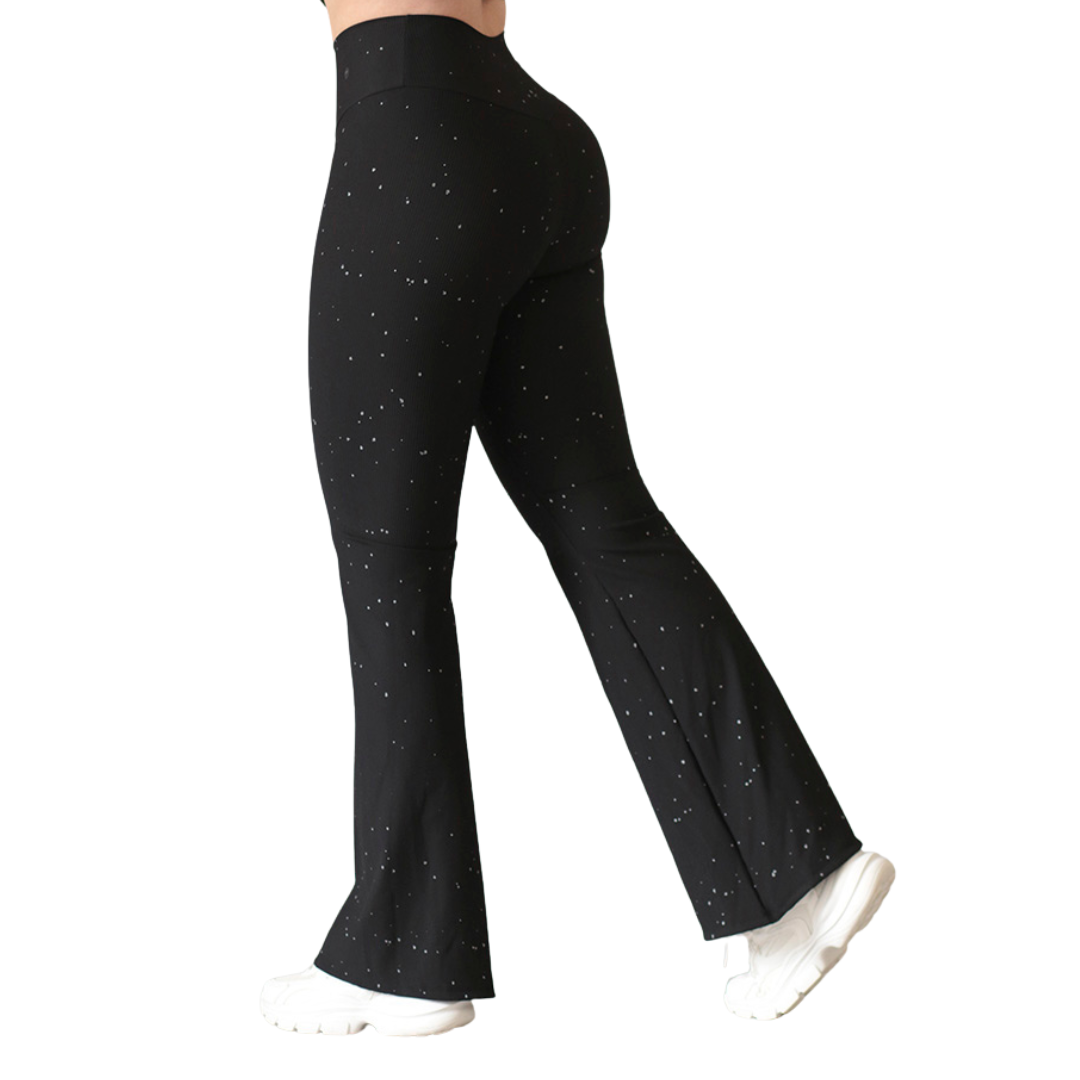 🔹 Leggings básico | Supplex Stretch, Relieves lineas – Negra Grounge