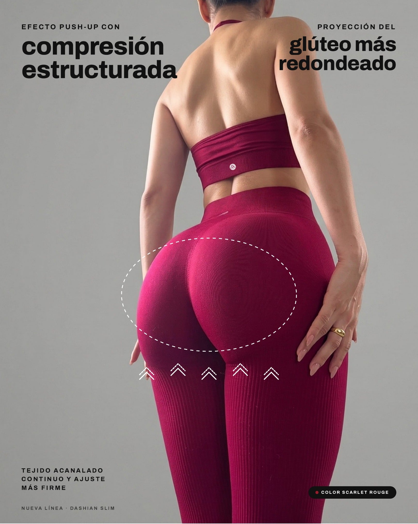 ADRIANAOLIMPO® | Leggins - Leggings Efecto Push-Up | Dashian Slim – Scarlet Rouge | Ropa deportiva para mujer Elite HotSale Blackfriaday Envío Gratis a México. Mayoreo Menudeo Ofertas Exclusivas