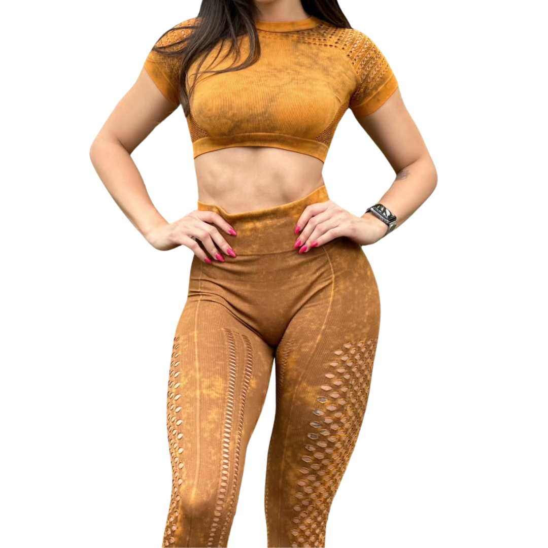 CONJUNTO LÍNEA LITE | SCRUNCH PUSH UP TEXTURIZADO