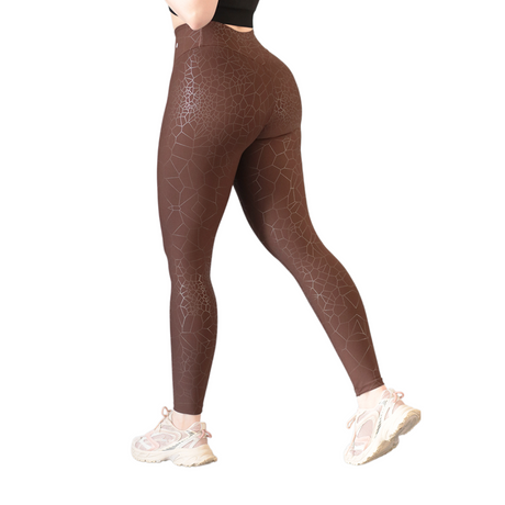 Leggings básico | Supplex Stretch, Destellos Ciom Voro – Café