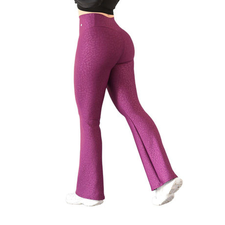 Leggings básico | Supplex Stretch, Relieves Felina – Morada