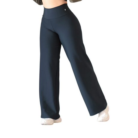 Pants básico con bolsillos | Supplex Stretch, Liso – Marino