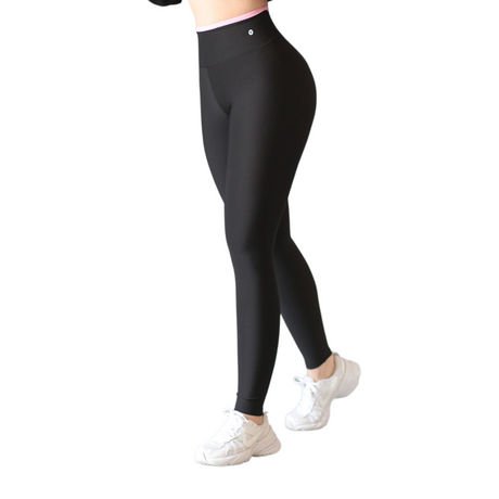 Leggings push up | Supplex Stretch, Liso – Negro