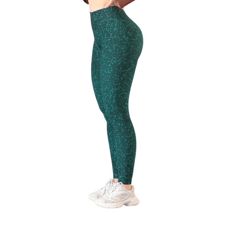 Leggings push up | Supplex Stretch, Liso Conft – Esmeralda