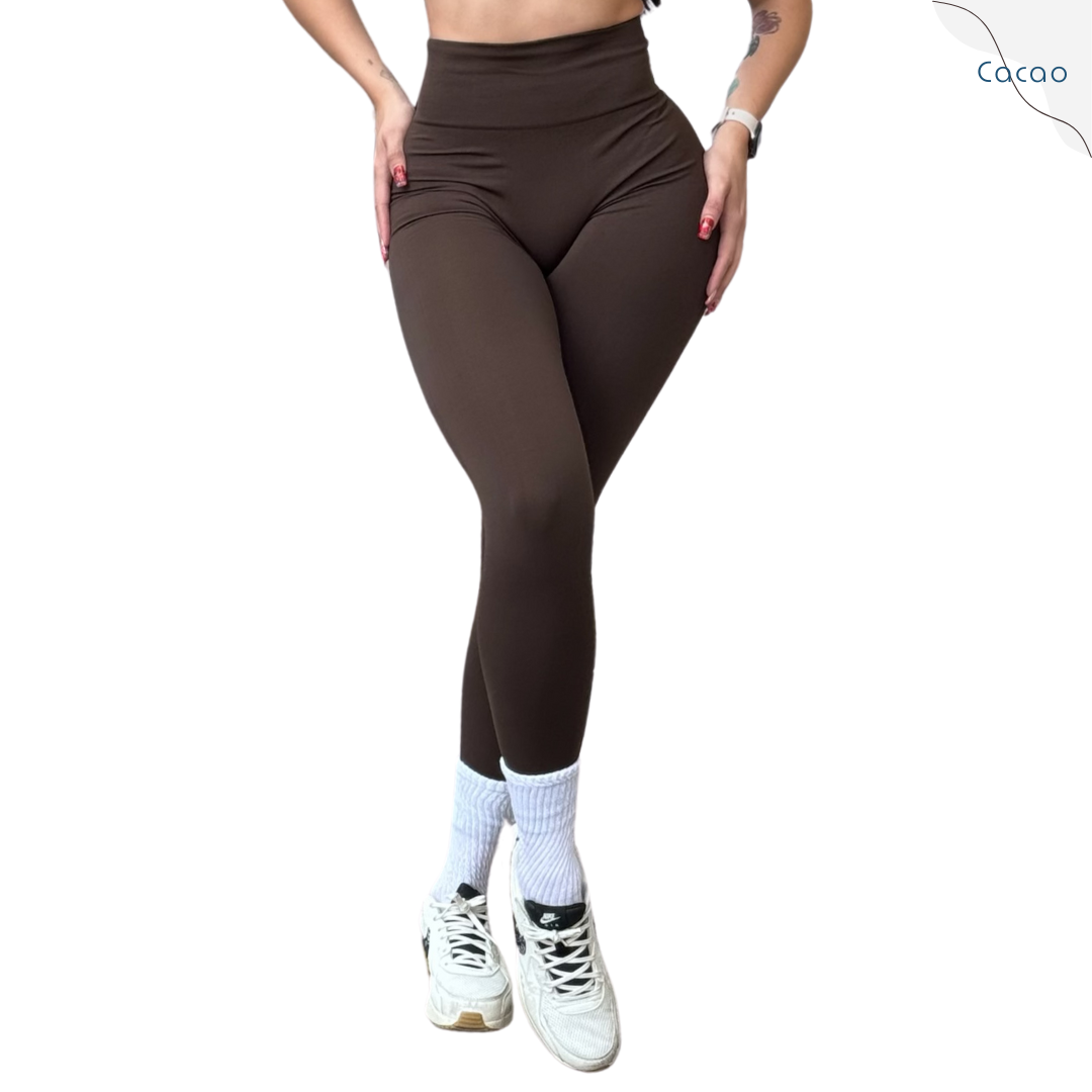 Leggings Deportivos para Mujer Fitness: Seamless Efecto Push Up, Cintura Alta, Textil Tejido Liso Suave Transpirable, Varios Colores  | Adriana Olimpo