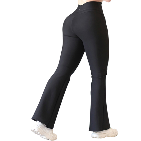 Leggings básico | Supplex Stretch, Relieves lineas – negro