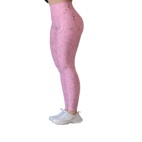 🔹 Leggings push up | Supplex Stretch, Liso – Rosa  Chispas