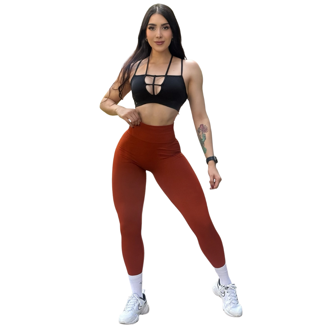 Leggings Burbuja + Push Up | Seamless Compresión - Chedrón