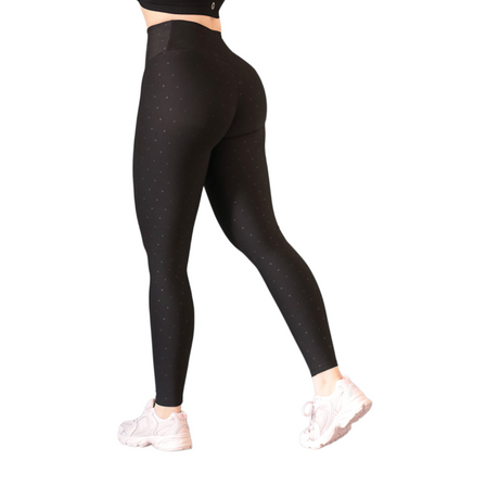 Leggings push up | Supplex Stretch, Relieves Polka – Negra