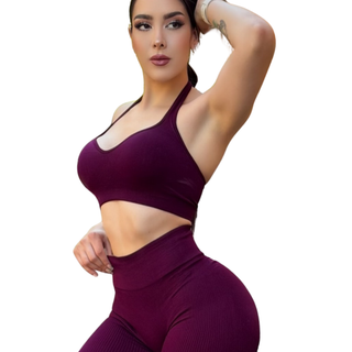 Top Halter Deportivo | Dashian Slim – Royal Plum