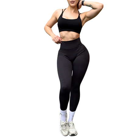 Leggings Burbuja + Push Up | Seamless Compresión