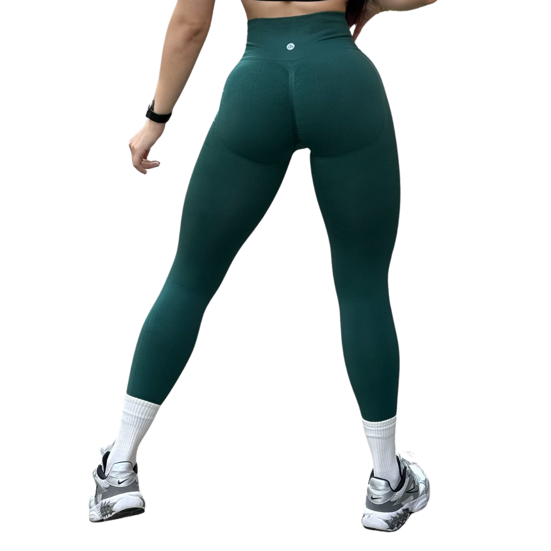 ADRIANAOLIMPO® | Leggins - Leggings Burbuja + Push Up | Seamless Compresión - Verde Botella | Ropa deportiva para mujer Elite HotSale Blackfriaday Envío Gratis a México. Mayoreo Menudeo Ofertas Exclusivas