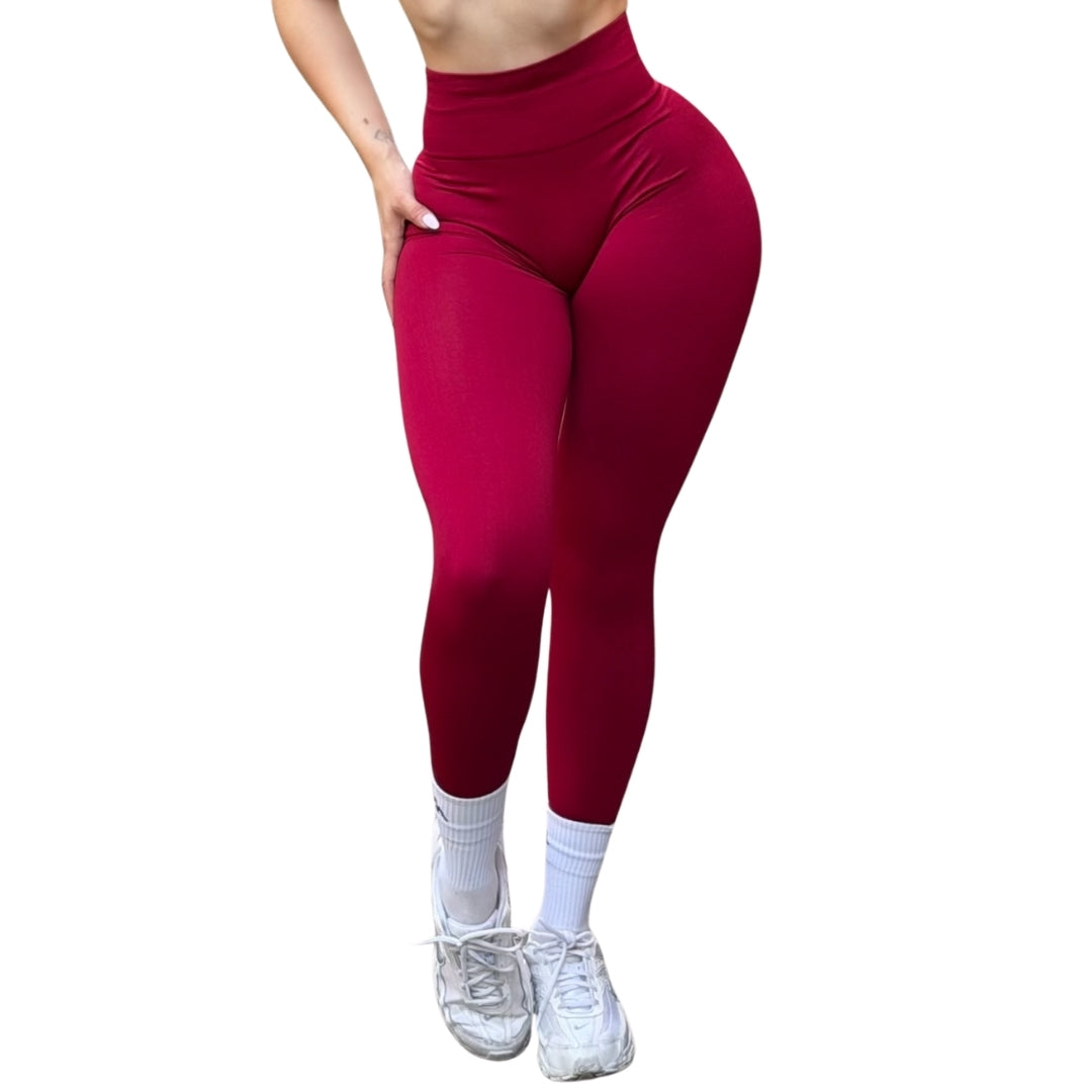 ADRIANAOLIMPO® | Leggins - Leggings Burbuja + Push Up | Seamless Compresión - Rojo quemado | Ropa deportiva para mujer Elite HotSale Blackfriaday Envío Gratis a México. Mayoreo Menudeo Ofertas Exclusivas