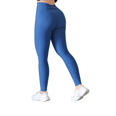 🔹 Leggings push up | Supplex Stretch, Liso – Azul  Chispas