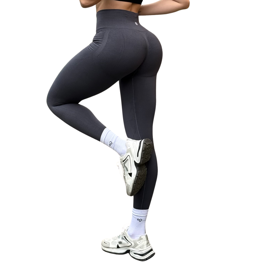 ADRIANAOLIMPO® | Leggins - Leggings Burbuja + Push Up | Seamless Compresión - Gris Oxford | Ropa deportiva para mujer Elite HotSale Blackfriaday Envío Gratis a México. Mayoreo Menudeo Ofertas Exclusivas