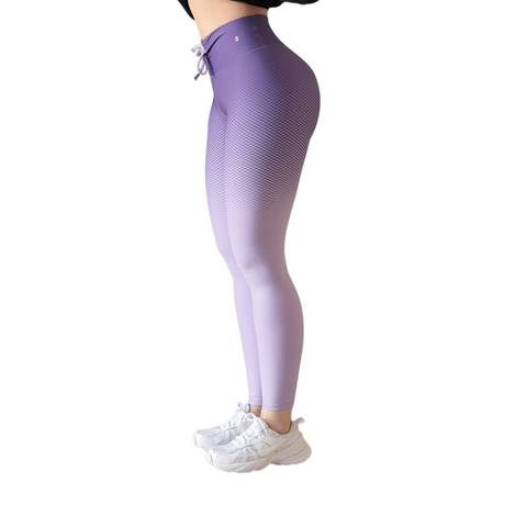 Leggings push up | Supplex Stretch, Liso – lila degradado