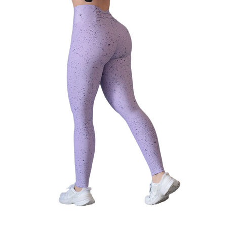 🔹 Leggings push up | Supplex Stretch, Liso – morado  Chispas