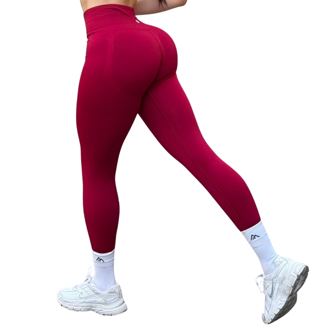 ADRIANAOLIMPO® | Leggins - Leggings Burbuja + Push Up | Seamless Compresión - Rojo quemado | Ropa deportiva para mujer Elite HotSale Blackfriaday Envío Gratis a México. Mayoreo Menudeo Ofertas Exclusivas