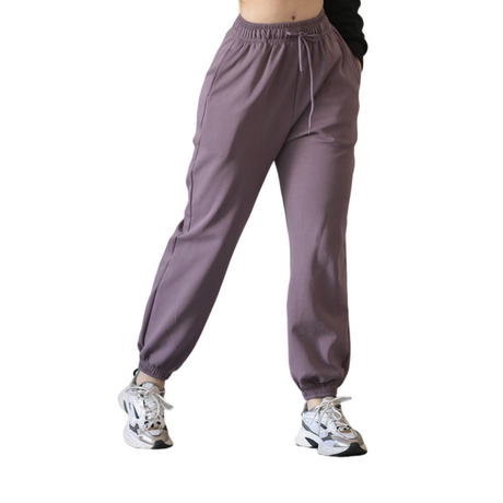 Pans básico | Supplex Stretch, Liso – berengena