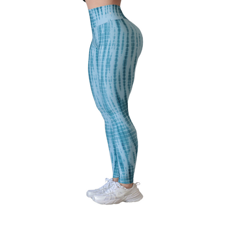 🔹 Leggings push up | Supplex Stretch, Liso – Azul Wood