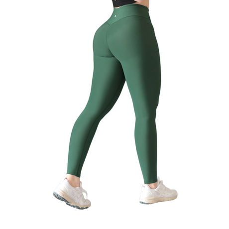 Leggings push up | Supplex Stretch, Liso – Verde