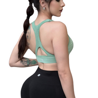 Top con copas | Alto Impacto, Liso –  Menta