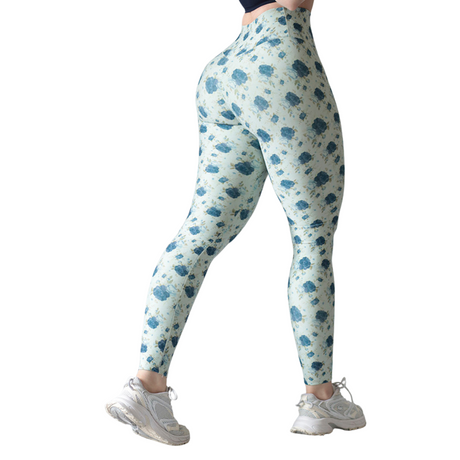 Leggings push up | Supplex Stretch, Liso Rosas –  Menta