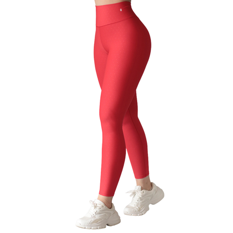 Leggings push up | Supplex Stretch, Liso – Roja