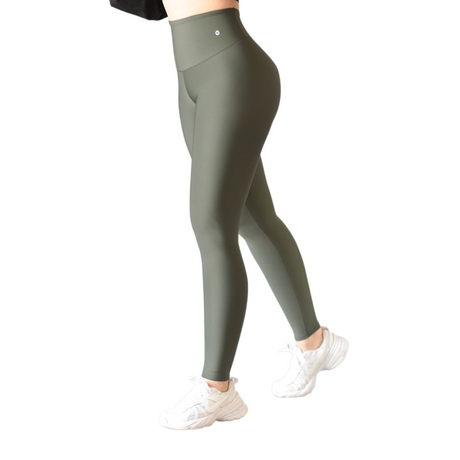 Leggings básico | Supplex Stretch, Liso – Verde