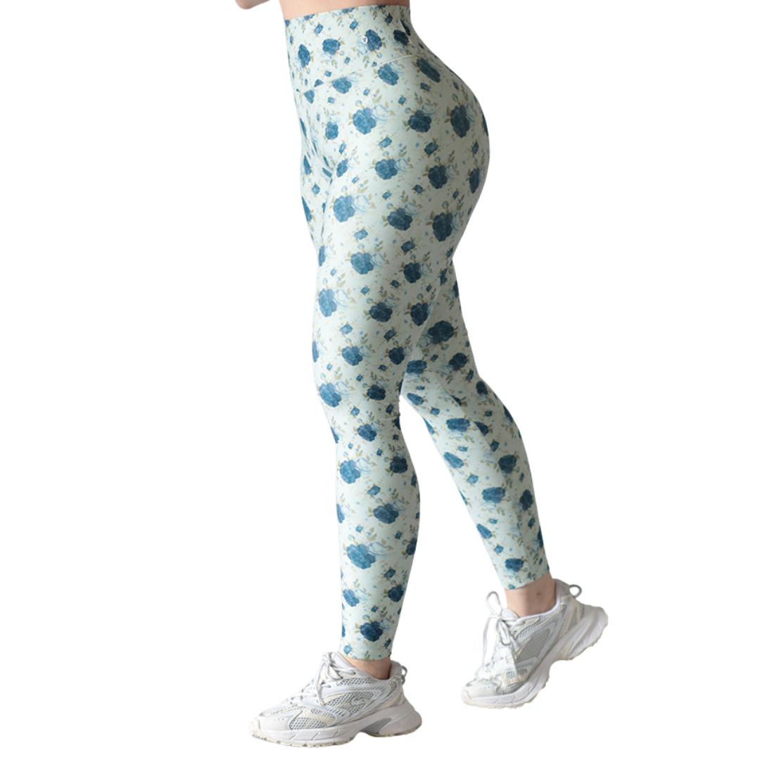 Leggings push up | Supplex Stretch, Liso Rosas –  Menta