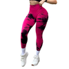Leggings Burbuja + Push Up | Seamless Compresión -Tie Day Rosa