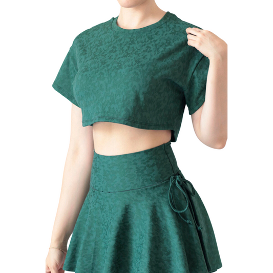 CONJUNTO ELITE | FALDA SHORT TEXTURIZADO
