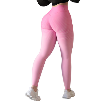 Leggings push up | Supplex Stretch, Liso – rosa degradado